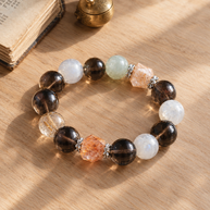 Cleansing Clear Waters Multicolor Smoky Quartz Handmade Bracelet·Earth｜Nourishment