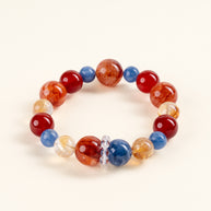 Love Vitality First Spark of Love Red Agate Red Accent Stone Handmade Bracelet·Fire｜Passion — main