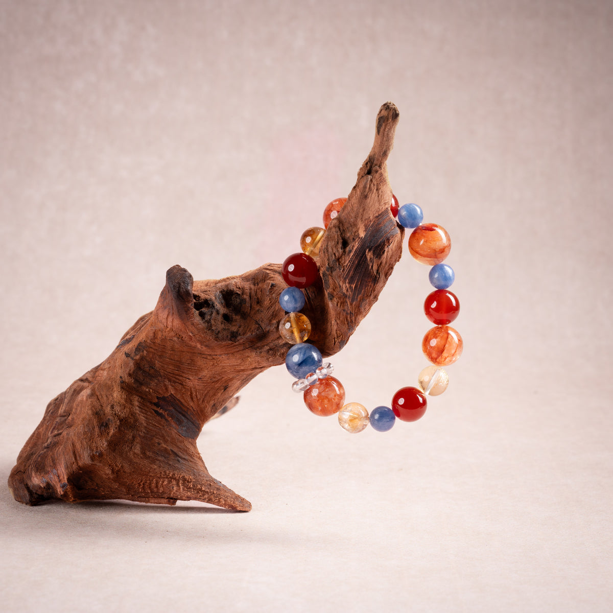 Love Vitality First Spark of Love Red Agate Red Accent Stone Handmade Bracelet·Fire｜Passion — atmosphere image 2