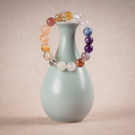 Abundance Confidence First Harvest Citrine Red Accent Stone Handmade Bracelet·Earth｜Grounding — atmosphere image 2