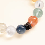 Authentic Expression Clarity Indigo Dreaming Kyanite Agarwood Handmade Bracelet·Water｜Intuition — detail image 1